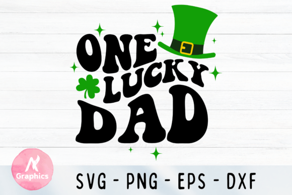 Download One Lucky Dad SVG - Lucky dad Collection