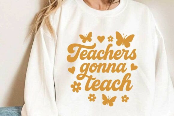 Download Teachers Gonna Teach SVG, Retro Teacher - Teacher Collection