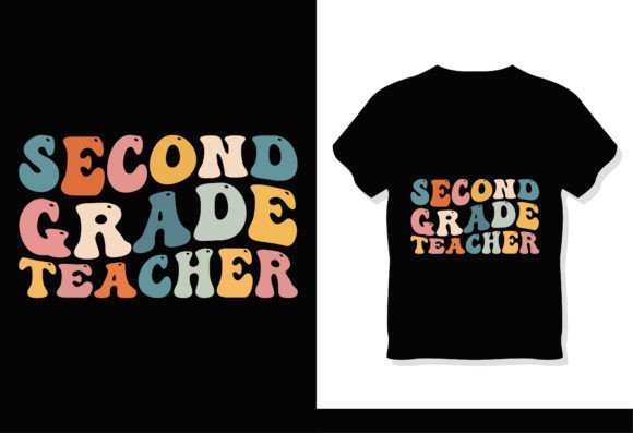Download Second Grade Teacher Retro Groovy Shirt - Teacher Collection