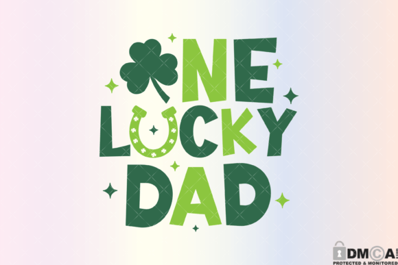 Download One Lucky Dad Svg PNG - Lucky dad Collection