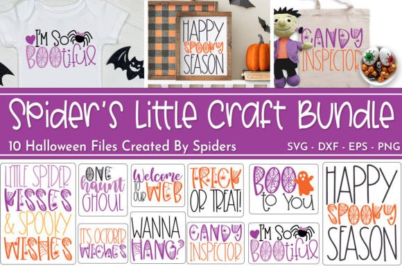 Download Spider Home Decor Halloween SVG Bundle - Decor Collection