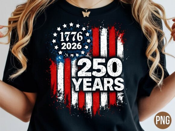 Download USA 250 Years 1776-2026 Patriotic PNG - Premium Bundle